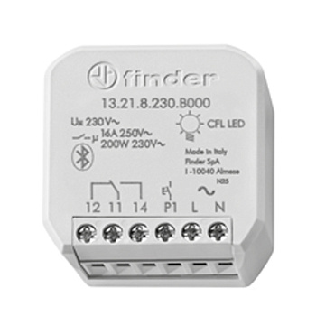 Электронные многофункциональные реле, 1NO 6A; питание 230В АC; монтаж в коробке; BLE- Yesly