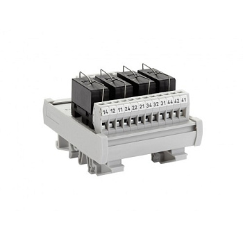 Релейный модуль двойной RMG-4 (24V AC/DC, 10 A.)
