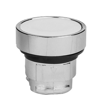 Головка кнопки OptiSignal D22 A4-P-1 белая металл ZB4BA1 Головка кнопки OptiSignal D22 A4-P-1 белая металл ZB4BA1