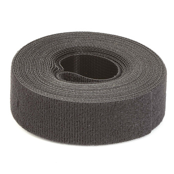 Хомут многоразовый, мягкий, на тканевой основе шириной 9,5мм, в рулоне22,8м, черный Хомут многоразовый, мягкий, на тканевой основе шириной 9,5мм, в рулоне22,8м, черный