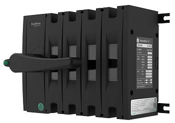 ВЫКЛ.-РАЗЪЕДИНИТЕЛЬ SYSTEMEPACT SD160 4P 80A РУКОЯТКА СЛЕВА ФРОНТ._РУКОЯТКА ЗАКАЗЫВАЕТСЯ ОТДЕЛЬНО