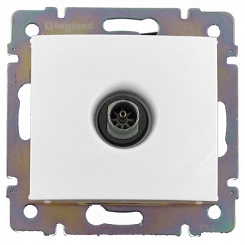 Розетка TV Legrand Valena  концевая 2400МГц 10Дб (белая)   774430 Розетка TV Legrand Valena  концевая 2400МГц 10Дб (белая)   774430