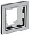 BRITE Рамка 1-мест. IP44 РУ-1-БрС-44 сталь IEK