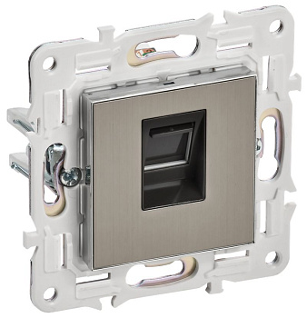 SKANDY Роз. комп. RJ45 кат.5E SK-K01N никель IEK