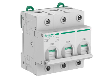 Systeme9 Автоматический выключатель (АВ) 27мм C 125A 3P 10 kA 400В