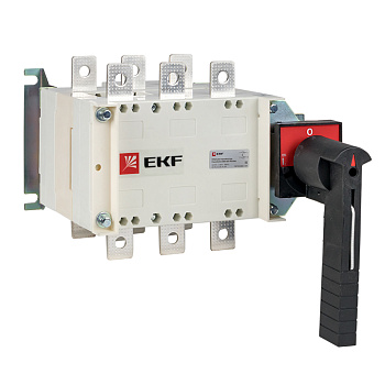 Рубильник-переключатель 250A 3P c рукояткой управления для прямой установки PowerSwitch EKF