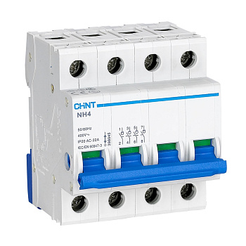 Выключатель нагрузки NH4 4P 125A (R)(CHINT)