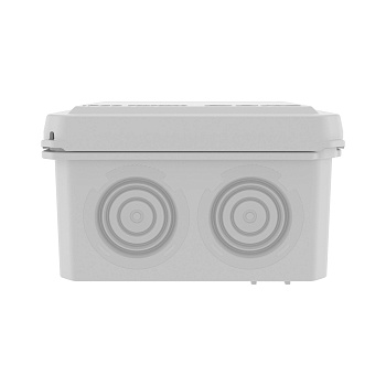 Коробка ответвительная с 8+2 кабельными вводами д.20/20мм, IP55,70х70х40мм