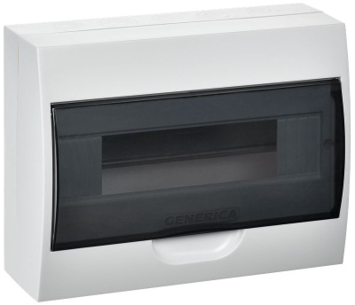 Бокс ЩРН-П-12 модулей навесн. пластик IP41 GENERICA