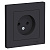 ATLASDESIGN РОЗЕТКА без заземления, 16А, в сборе, КАРБОН