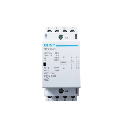 Контактор модульный NCH8-20/22 20A 2НЗ+2НО AC220/230В 50Гц (R)(CHINT)