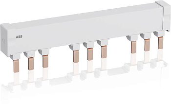 Шинная разводка 3-фазн. PS2-3-2-125 до 125А для соединения 3-х автоматов типа MS165, MO165 с 2-мя до