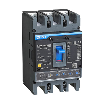 Авт. выкл. NXMS-250SF/3Р 250A 36кА с электронным расцепителем (R)(CHINT)