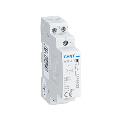 Контактор модульный NCH8-20/11 20A 1НЗ+1НО AC220/230В 50Гц (R)(CHINT)