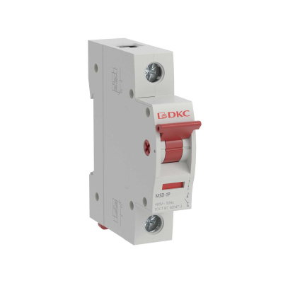 Выключатель нагрузки модульный YON max типа MSD, 1 полюс, 40А