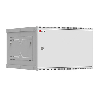 Шкаф телекоммуникационный настенный разборный 6U (600х650) дверь металл, Astra серия EKF PROxima