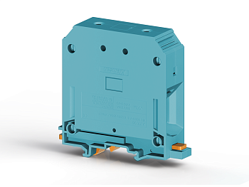 Клеммник на DIN-рейку 95мм.кв., (синий); AVK95