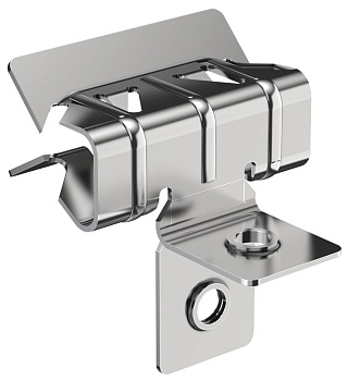 Зажим балочный верт. 1-5мм с отгибом и резьбой М8 HDZ IEK Зажим балочный верт. 1-5мм с отгибом и резьбой М8 HDZ IEK