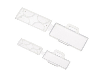 Маркировка кабеля плоская 21х43мм, (без надписей), под стяжку; KBE 2 (100шт/упак)