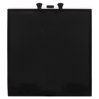 Вывод кабеля модульный "Avanti", "Черный квадрат", 2 модуля