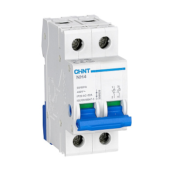 Выключатель нагрузки NH4 2P 63A (R)(CHINT)