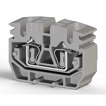 Миниклеммник пружинный промежут., 2,5 мм.кв. (серый); MYPK2,5 C