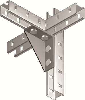 Уголок двойной усиленный левый, горячеоцинкованный Уголок двойной усиленный левый, горячеоцинкованный