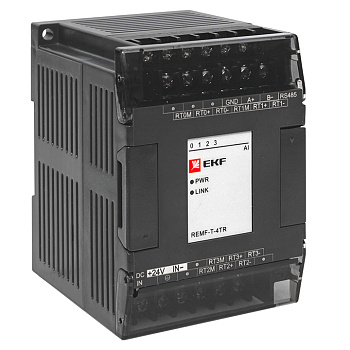 Модуль ввода термосопротивлений REMF 4 PRO-Logic EKF Модуль ввода термосопротивлений REMF 4 PRO-Logic EKF