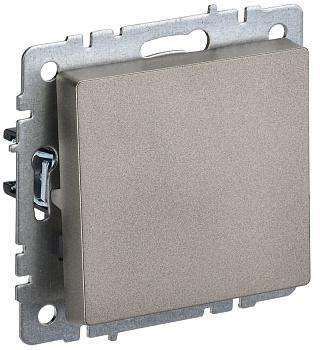 BRITE Выключ. 1-кл. прох. 10А ВС10-1-6-БрШ шамп. IEK