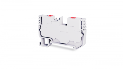 Клеммник на DIN-рейку (Push-in) 6 мм.кв. (белый); PFT 6