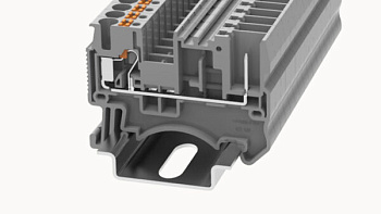 DS2.5/1P-01P-11-00A(H), Клемма PUSH-IN, 2.5 мм.кв., под разъем, серый, шт